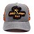 Boné Trucker Bad Fish Cor 720 Cinza e Laranja - Imagem 2