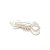 Isca Artificial Monster 3X Bullet Crab 8 cm Pacote com 4 Unidades Cor Manjuba - Imagem 1