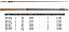 Vara para Carretilha Sumax Amazon Cast 5'6" (1,68m) 8-17 Libras SAC-562M (2 partes) - Imagem 3