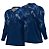Camiseta de Pesca Mar Negro Combate - Grunge Blue - - Imagem 1