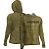 Camiseta Mar Negro Subl X Protection Capuz Masculina - Tucuna Army - - Imagem 1