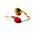 Isca Artificial Off7 Micro Spinerbait Ultra Sonic - Nº 6 - 9,5 gr - - Imagem 4