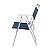 Cadeira Mor Master Alumínio Tela Sannet Azul - Imagem 3