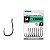 Anzol Marine Chinu Sem Farpa Black Nickel Cartela - Imagem 1