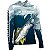 Camiseta de Pesca Mar Negro Masculina X Protection Sublimada - Snooke - - Imagem 2