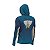 Camiseta de Pesca Mar Negro Masculina X Protection Sublimada - Fish Tail - - Imagem 2