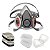Kit Respirador 3m 6200 Completo com Cartuchos 6001 Vapores Orgânico, Filtros 5N11 e Retentores CA 4115 - Imagem 3