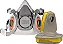 Kit Respirador 3m 6200 Completo com Cartuchos 6003 Vapores Orgânico e Gás Carbônico Filtros 5N11 e Retentores CA 4115 - Imagem 1
