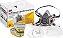Kit Respirador 3m 6200 Completo com Cartuchos 6003 Vapores Orgânico e Gás Carbônico Filtros 5N11 e Retentores CA 4115 - Imagem 2