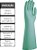 luva nitrile long super safety c.a 40506 Cor Verde 46cm - Imagem 2