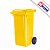 Contentor de Lixo Bralimpia com Rodas 120L Gari Europeu - CORES - Imagem 7