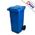 Contentor de Lixo Bralimpia com Rodas 120L Gari Europeu - CORES - Imagem 9