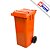 Contentor de Lixo Bralimpia com Rodas 120L Gari Europeu - CORES - Imagem 5