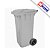 Contentor de Lixo Bralimpia com Rodas 120L Gari Europeu - CORES - Imagem 2