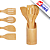 Conjunto de Utensílios de Bambu Ecokitchen Kit 5 Peças - Mimo Style - Imagem 3