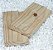Jogo de Caixilhos/Batentes em Madeira de Pinus Tratado 3 cm x 7 cm a 20 cm - Imagem 1
