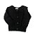 Cardigã tricot preto - Imagem 1