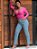 Calça jeans mom feminina clara básica lisa - Imagem 5