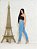 Calça jeans mom boyfrend clara básica cintura alta feminina - Imagem 9