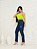 Calça jeans mom boyfrend azul rasgada feminina - Imagem 5