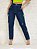 Calça jeans mom boyfrend azul rasgada feminina - Imagem 2
