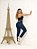 Calça jeans mom boyfriend básica azul cintura alta feminina - Imagem 9