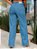 Calça jeans Wide Leg clara básica cintura alta feminina - Imagem 4