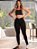 Calça jeans feminina preta skinny com lycra empina bumbum - Imagem 1