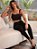 Calça jeans feminina preta skinny com lycra empina bumbum - Imagem 5
