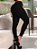 Calça jeans feminina preta skinny com lycra empina bumbum - Imagem 4