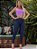 Calça jeans feminina skinny azul básica lycra empina bumbum - Imagem 1