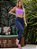 Calça jeans feminina skinny azul básica lycra empina bumbum - Imagem 5