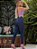 Calça jeans feminina skinny azul básica lycra empina bumbum - Imagem 3