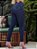 Calça jeans feminina skinny azul básica lycra empina bumbum - Imagem 4