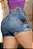 Short feminino cargo claro jeans premium lycra empina bumbum - Imagem 4