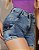 Short feminino cargo claro jeans premium lycra empina bumbum - Imagem 2