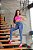 Calça jeans feminina skinny clara lycra abertura na barra - Imagem 1