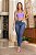 Calça jeans feminina skinny clara de puídos empina bumbum - Imagem 1