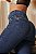 Calça jeans feminina skinny azul com puídos e empina bumbum - Imagem 7