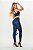 Calça jeans feminina skinny azul básica puídos empina bumbum - Imagem 3