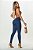 Calça jeans feminina skinny azul básica empina bumbum - Imagem 6