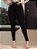 Calça jeans preta skinny básica com lycra empina bumbum - Imagem 2
