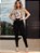 Calça jeans preta skinny básica com lycra empina bumbum - Imagem 1