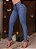 Calça jeans premium skinny feminina básica clara de botão - Imagem 3