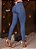 Calça jeans premium skinny feminina básica clara de botão - Imagem 7
