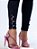 Calça jeans feminina skinny botões na barra empina bumbum - Imagem 5