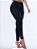 Calça jeans feminina skinny botões na barra empina bumbum - Imagem 7