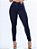 Calça jeans feminina skinny básica azul barra dobrada - Imagem 2