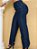 Calça jeans pantalona boyfriend básica azul penses na frente - Imagem 6