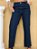 Calça jeans pantalona boyfriend básica azul penses na frente - Imagem 2